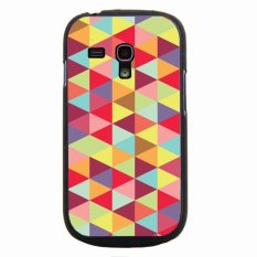 Y&M Colorful Triangle Phone Case for Samsung Galaxy S3 Mini Multicolor