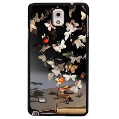 Y & M Gantung Koran Kupu-kupu Kerang Telepon untuk Samsung Galaxy Note 4 (Multicolor)