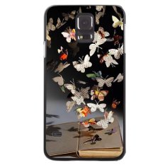 Y & M Gantung Koran Kupu-kupu Kerang Telepon untuk Samsung Galaxy S5 Mini (Multicolor)