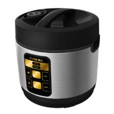 Yongma Rice Cooker - Series MC3480 - Hitam/Silver