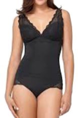 Yummie by Heather Thomson Tank Top Renda - Marine Cami - XS Hitam