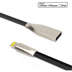 Zinc Alloy TPE Lightning Charging Cable 1 Meter fo