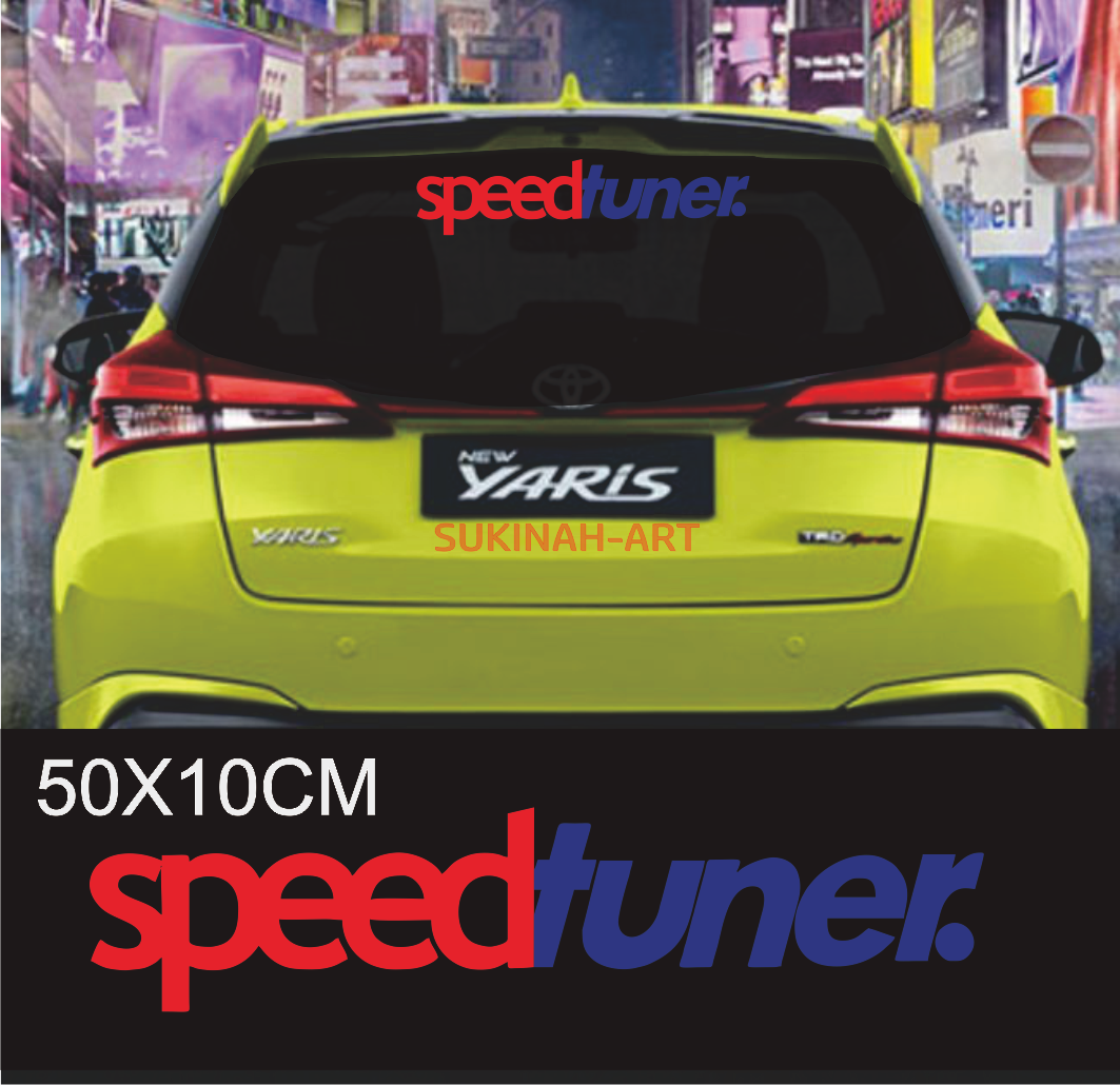 Cutting Sticker Mobil Tulisan Keren Speedtuner003 Lazada Indonesia