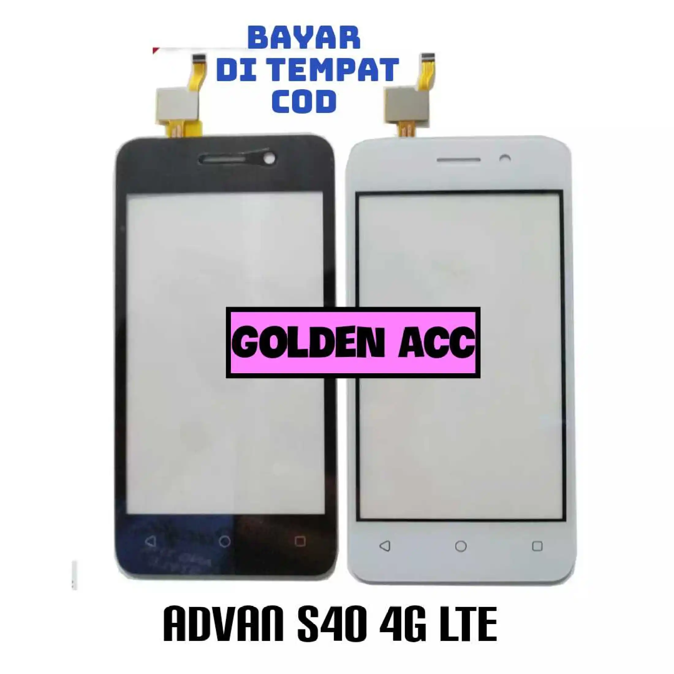 Touchscreen Advan S40 Lte 4g I4u Layar Sentuh Tc Ts Oc Aaa Lazada Indonesia