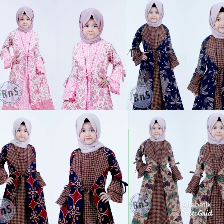 Alfabatik Gamis Jazy Anak Gamis Anak Batik Anak Dress Anak Bisa Bayar Ditempat Cod Gamis Anak Modern Lazada Indonesia