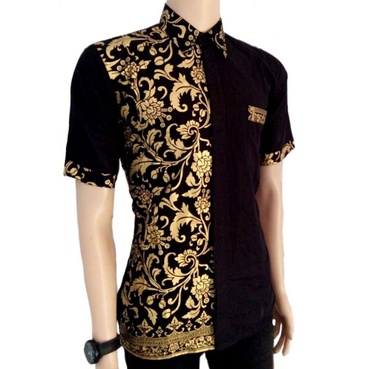 Image de Eau Desain  Baju  Batik Lengan  Pendek 