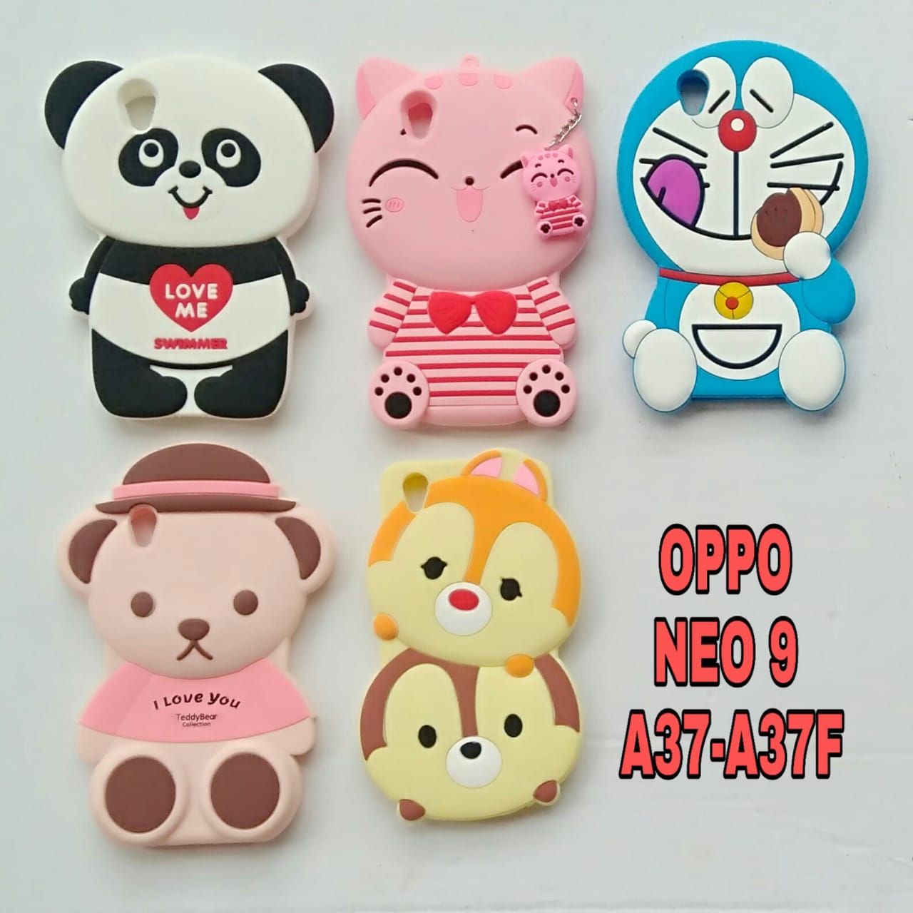 Softcase Boneka 3d For Oppo A37 A37f Neo 9 Case Boneka