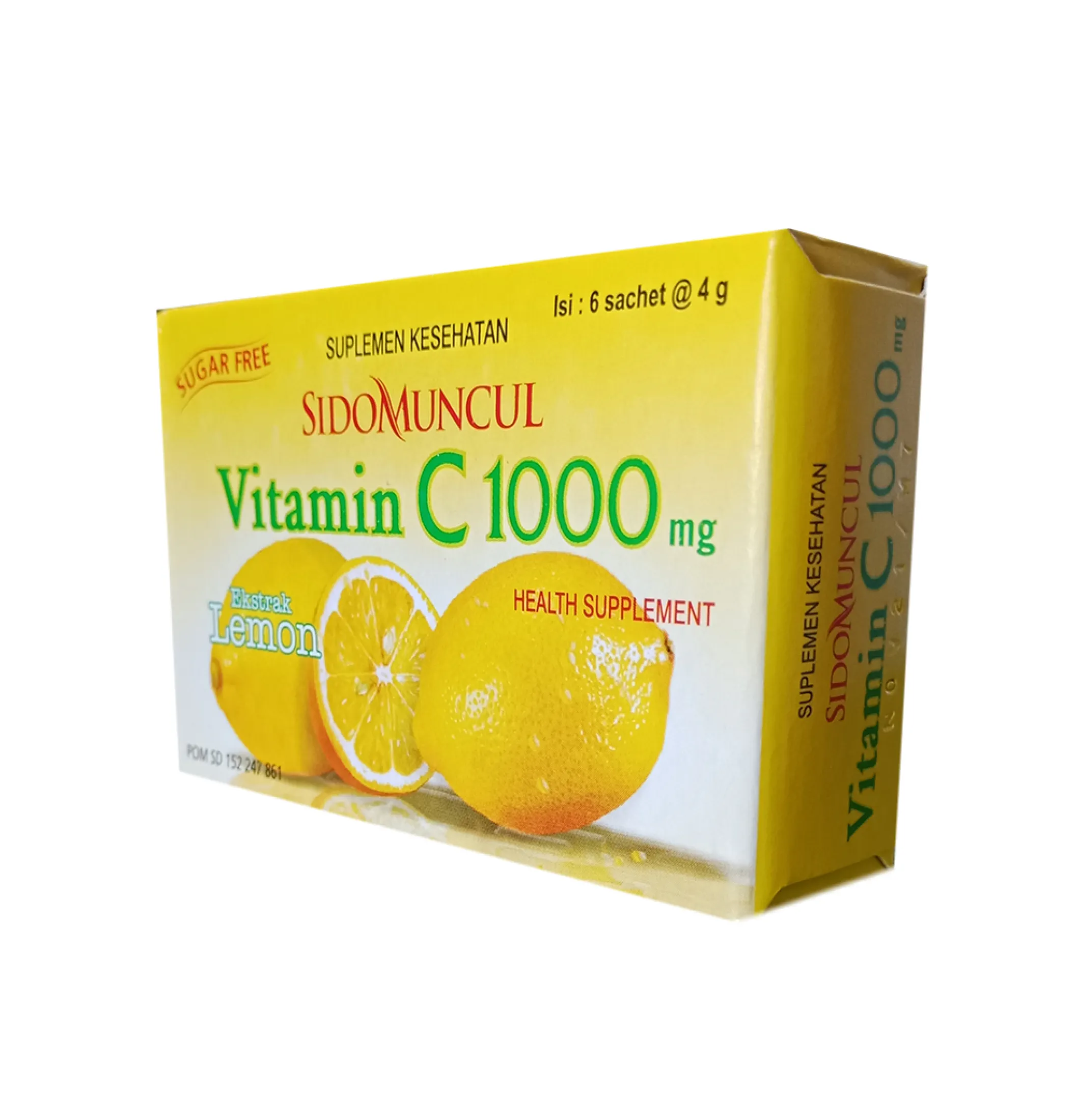 Vitamin C 1000 Mg Sidomuncul Lemon Isi 6 Sachet Lazada Indonesia