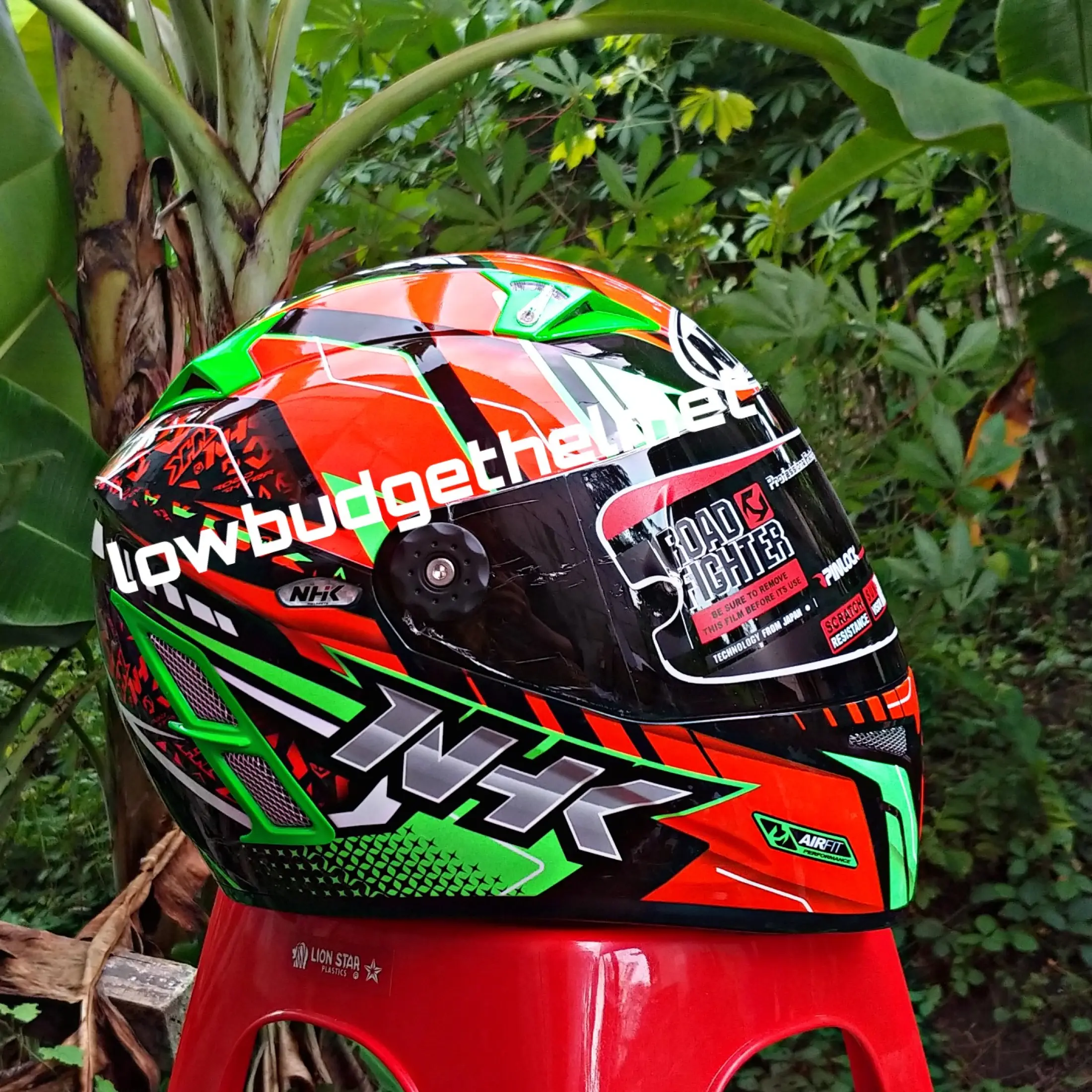 Helm Nhk Gp Pro Visor Cembung Original Fullface Helmet Lazada Indonesia