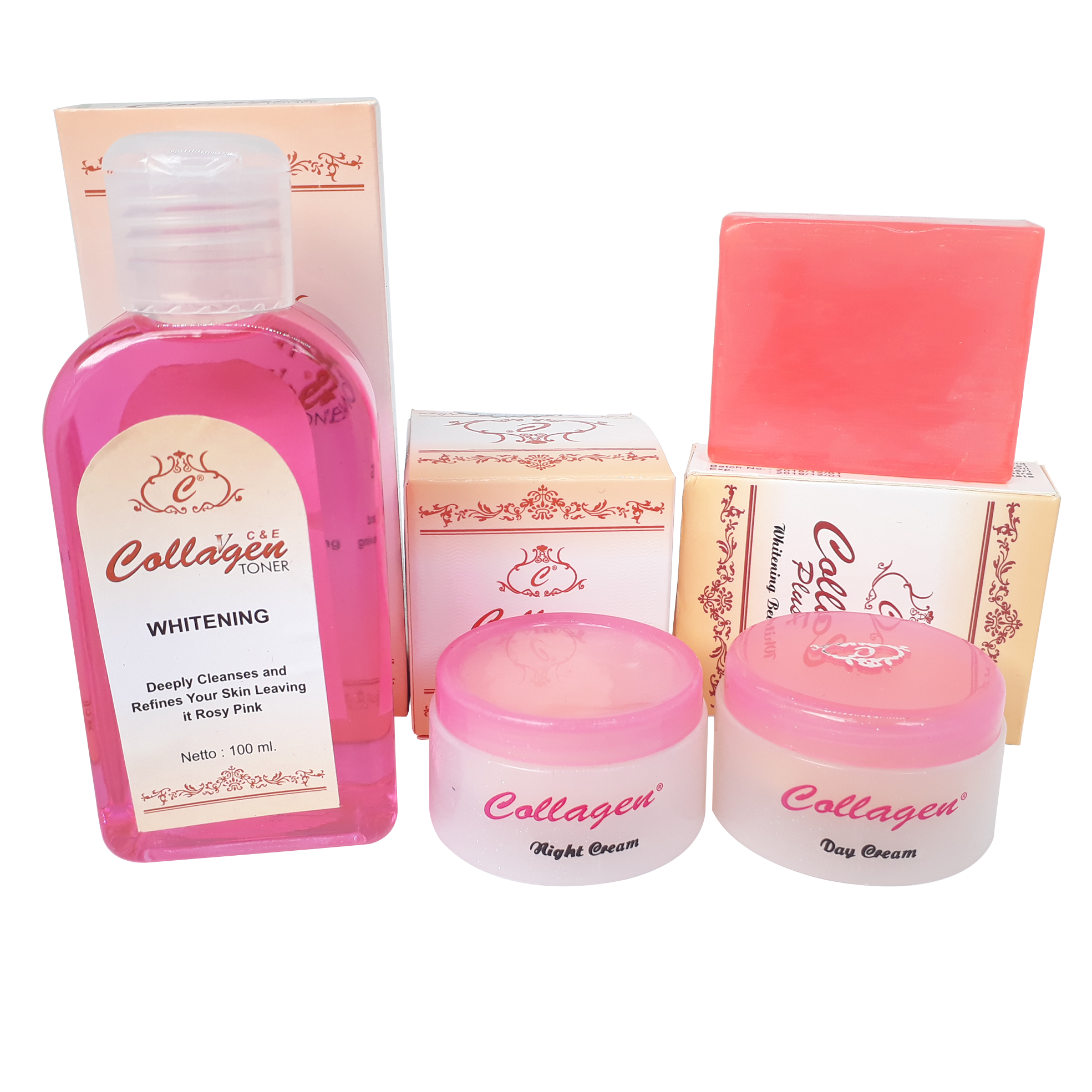 Paket Cream Collagen Cream Siang Malam Sabun Toner Gratis Lipbalm Bibir Lazada Indonesia