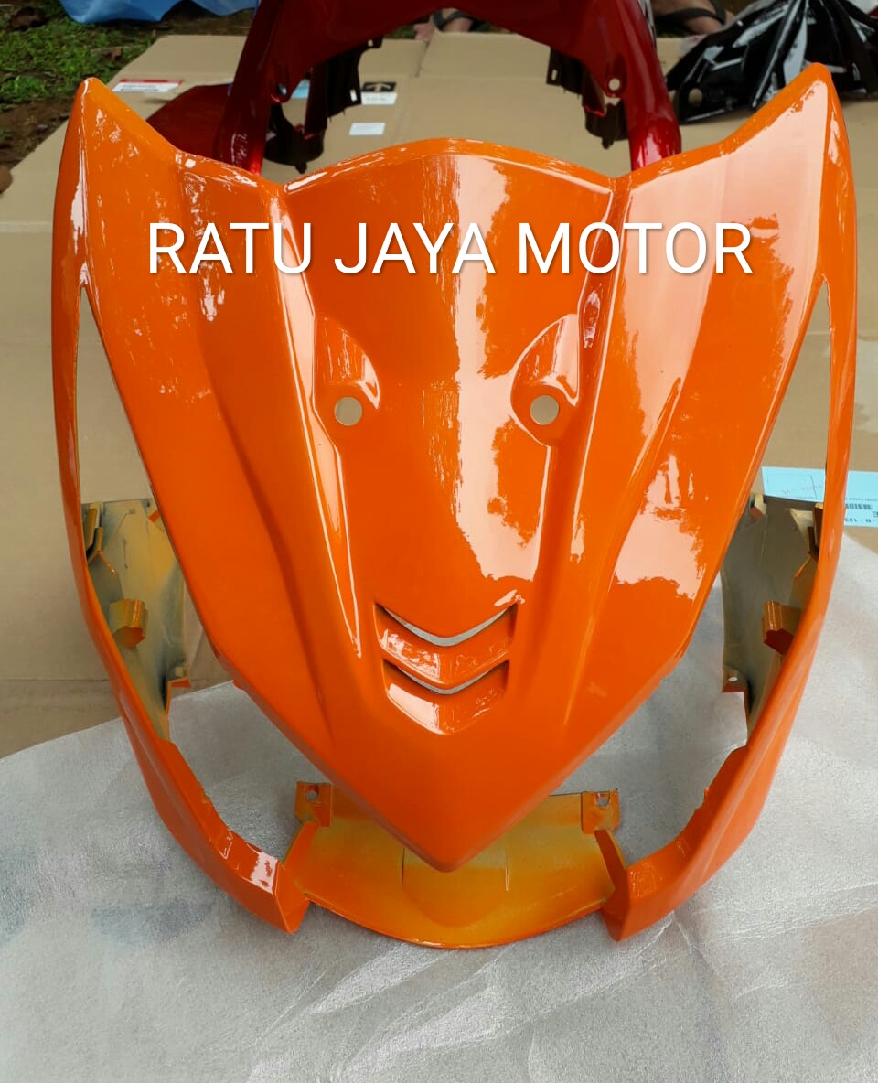 Tameng Depan Honda Beat Fi Tahun 2013 2015 Warna Orange Lazada Indonesia