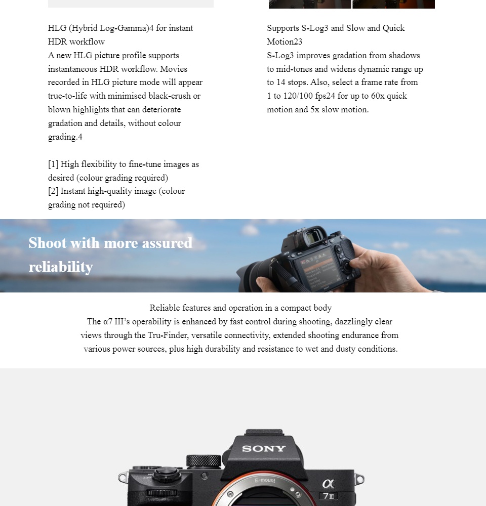 Picture Profile Hdr Video Sony A7iii Picture Profile Sony A7 Iii