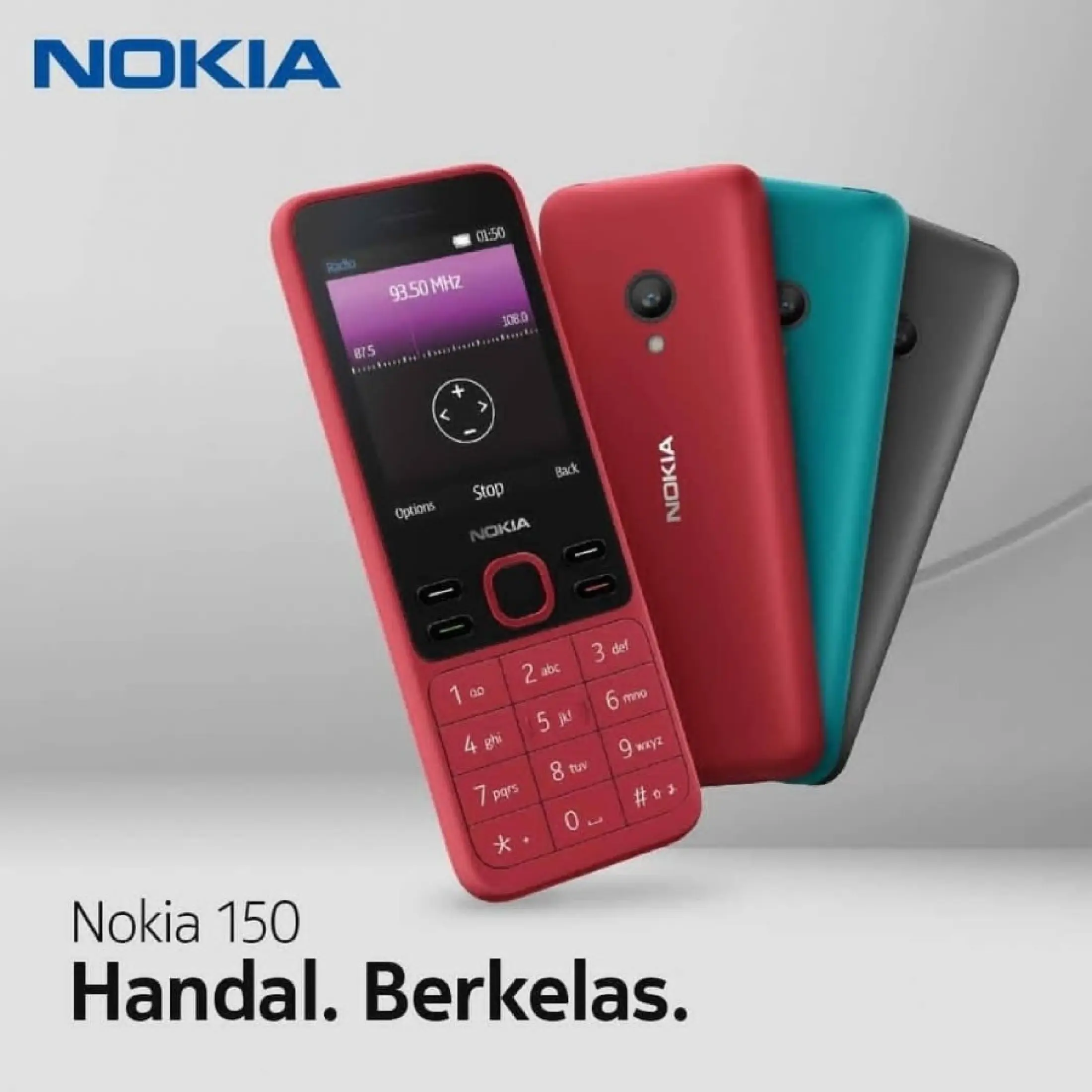 Nokia 150 Ta 1235 Ds 2020 Hp Dual Sim Feature Phone Camera Bluetooth Mp3 Radio Fm Candybar 2 4 Inchi Handphone Garansi Tam Resmi Nokia Lazada Indonesia