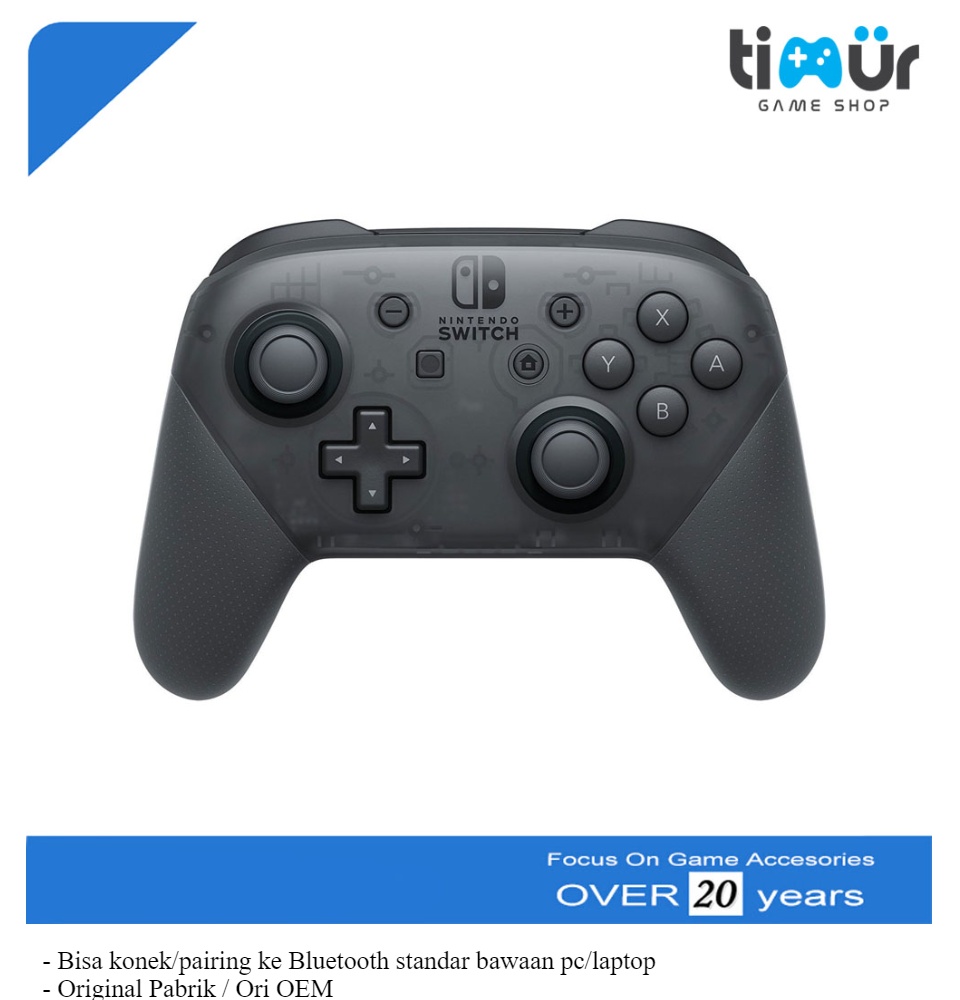 Nintendo Switch Stik Stick Pro Controller Lite OLED Hitam Lazada