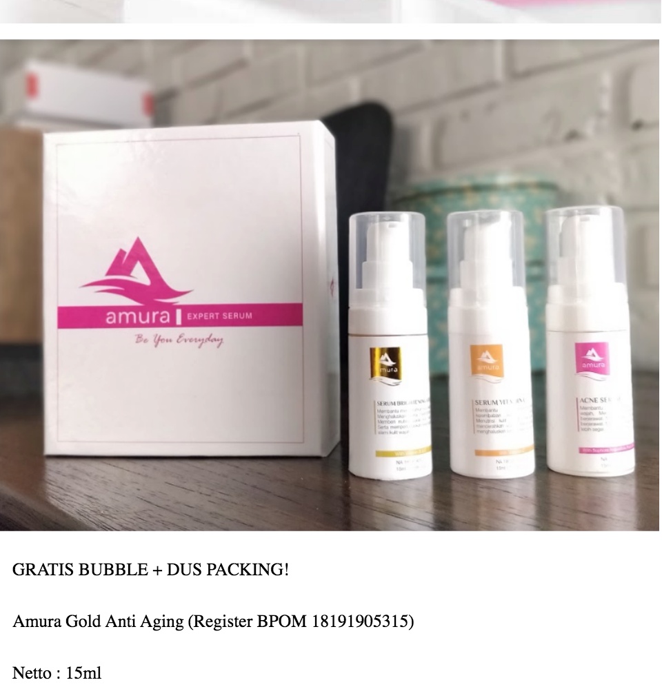 skincare amura expert serum