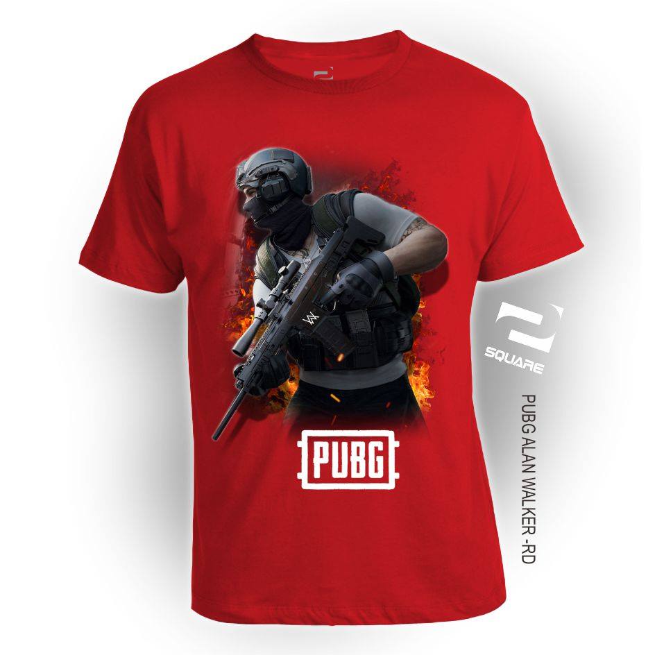 Baju Anak Kaos 3D Anak Kaos 3D Anak PUBG ALAN WALKER Kaos 3D Square