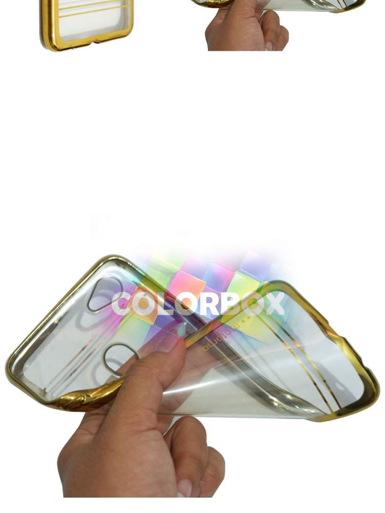 Motomo Chrome Oppo F7 Case Shining Chrome / Ultrathin Oppo F7 List Chrome / Jelly Case