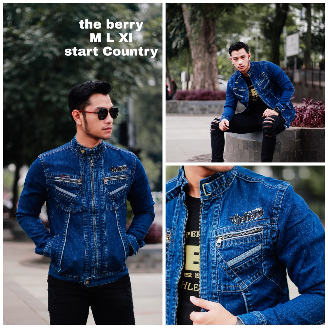 The Berry-Jaket denim pria / Jaket 
