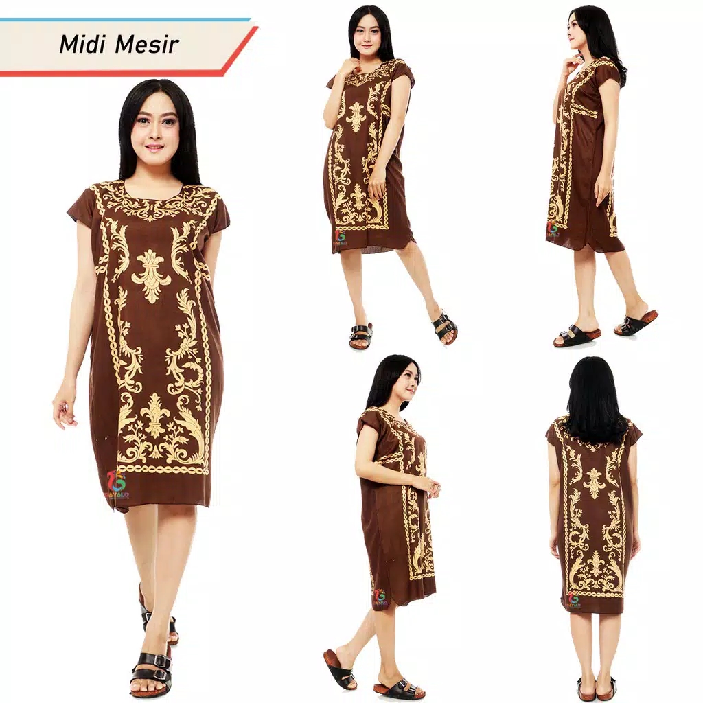dress midi cantik