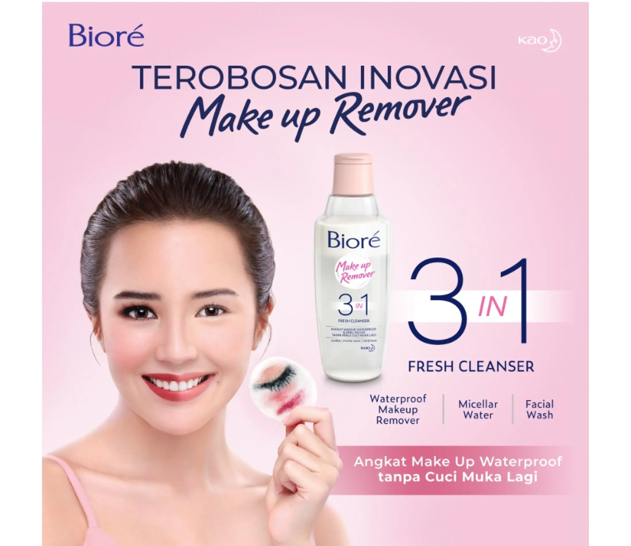 biore 3 in 1 fresh cleanser