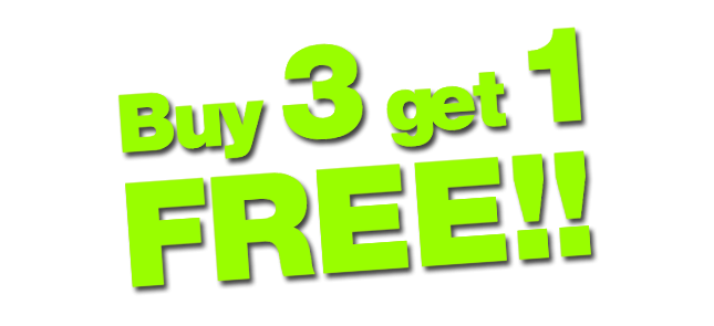 Buy 3 Get 1 Free Png