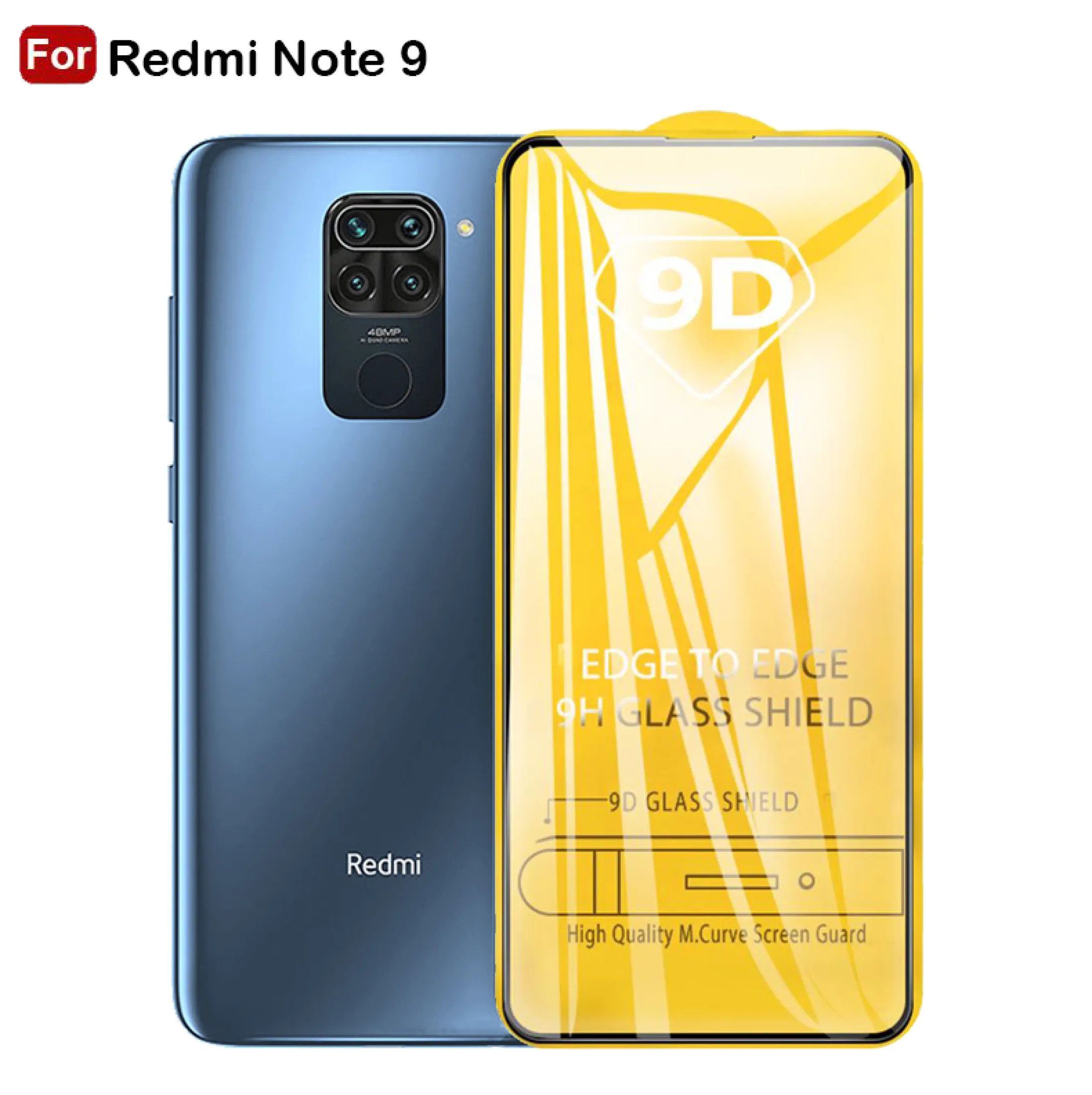 Tempered Glass Xiaomi Redmi Note 9 Anti Gores Kaca Full Cover Full Lem Screen Protector Redmi Note 9 Lazada Indonesia