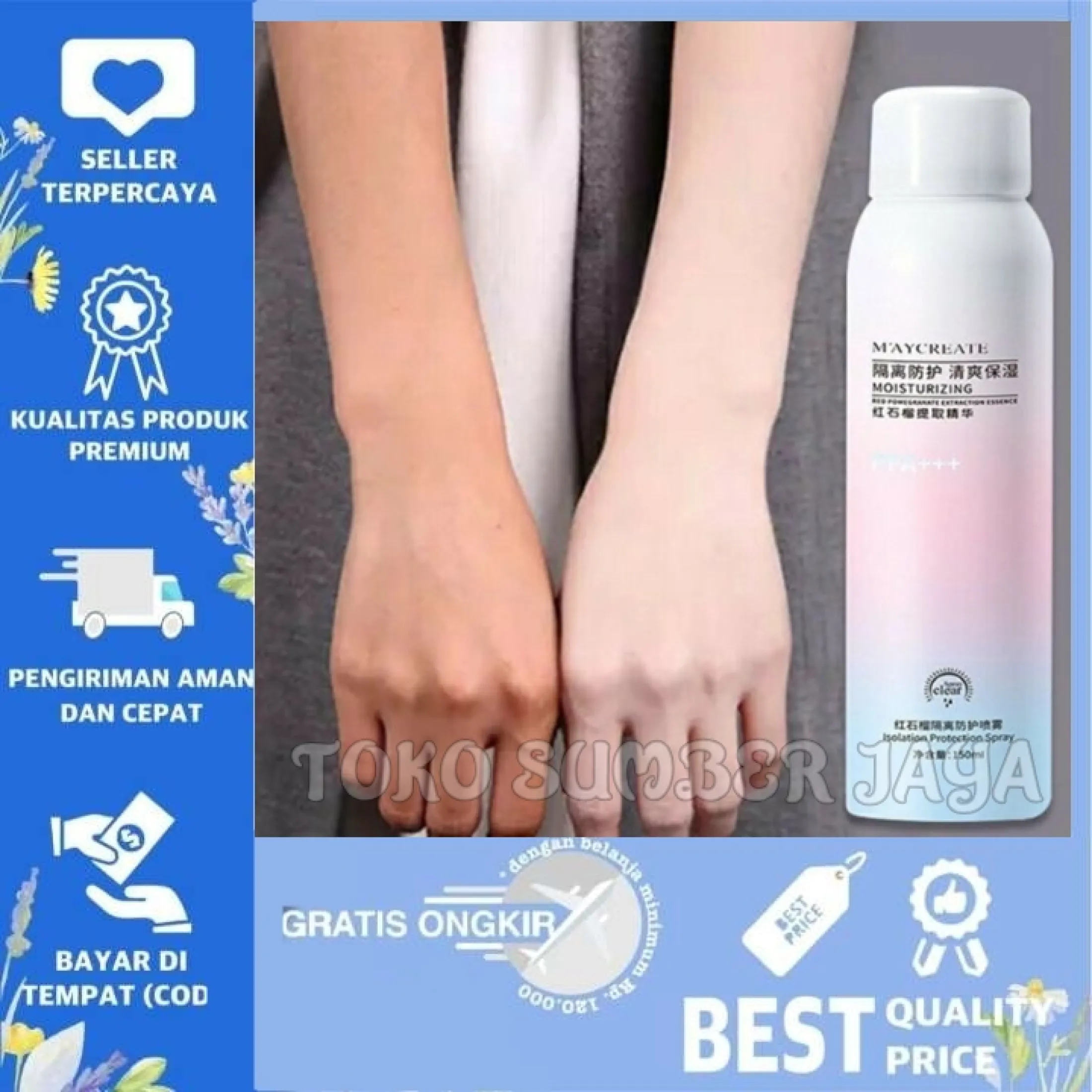 Mycrate Spray Pemutih Badan Paling Ampuh Pemutih Glowing Pemutih Cepat Lotion Spray Handbody Spray 150ml Pemutih Terbaik Perawatan Dan Kecantikan Lazada Indonesia