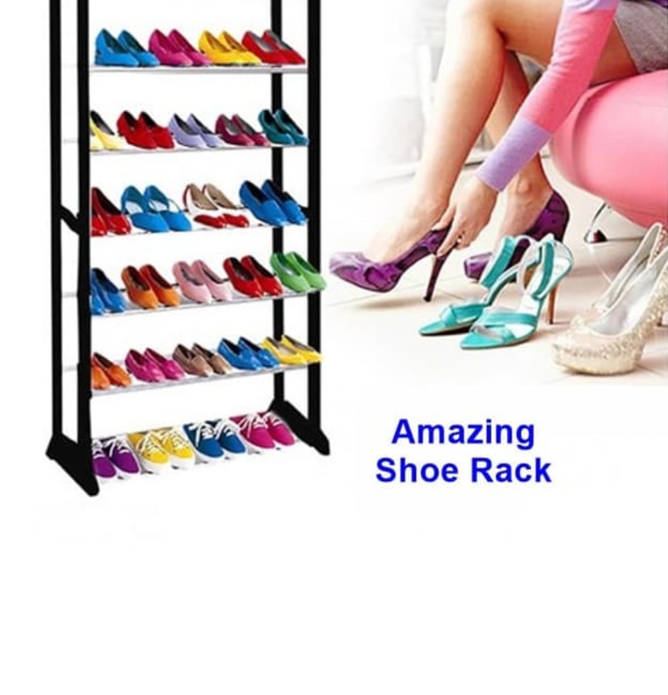 Rak Sepatu Sandal Amazing Portable Shoe Rack 10 Tingkat Lazada Indonesia