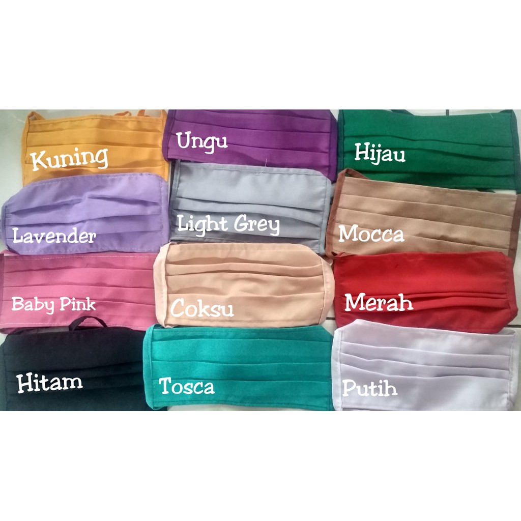 12 Pcs Masker Kain Tali Hijab Masker Hijab Masker Kain Tali Sambung Masker Mulut Lazada Indonesia