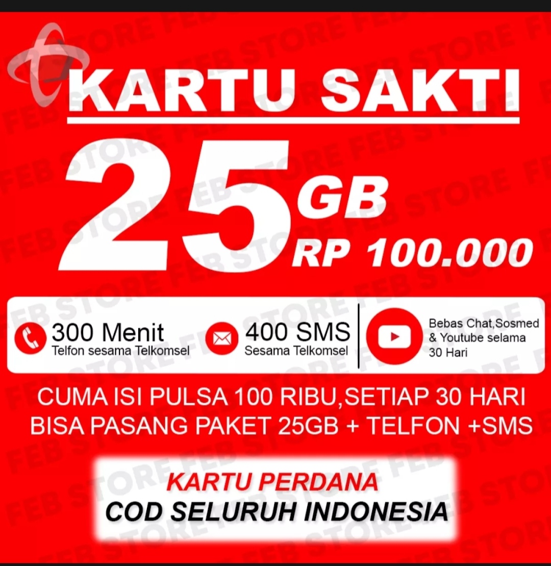 Telkomsel True Unlimited 3000gb 24 Jam No Fup Telkomsel Ceria Surprise Deals Kartu Sakti Internet Lazada Indonesia