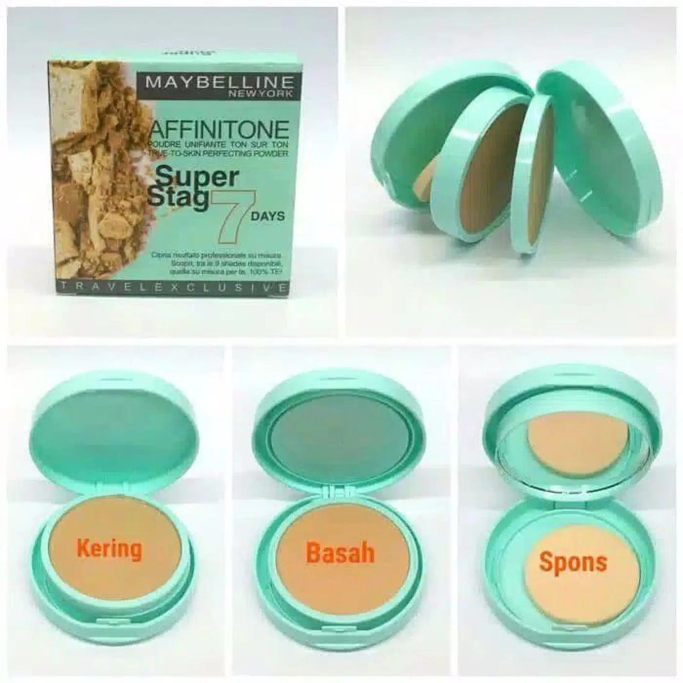 Bedak Maybelline Affinitone 2in1 Super Stag 7 Day Powder Foundation Lazada Indonesia