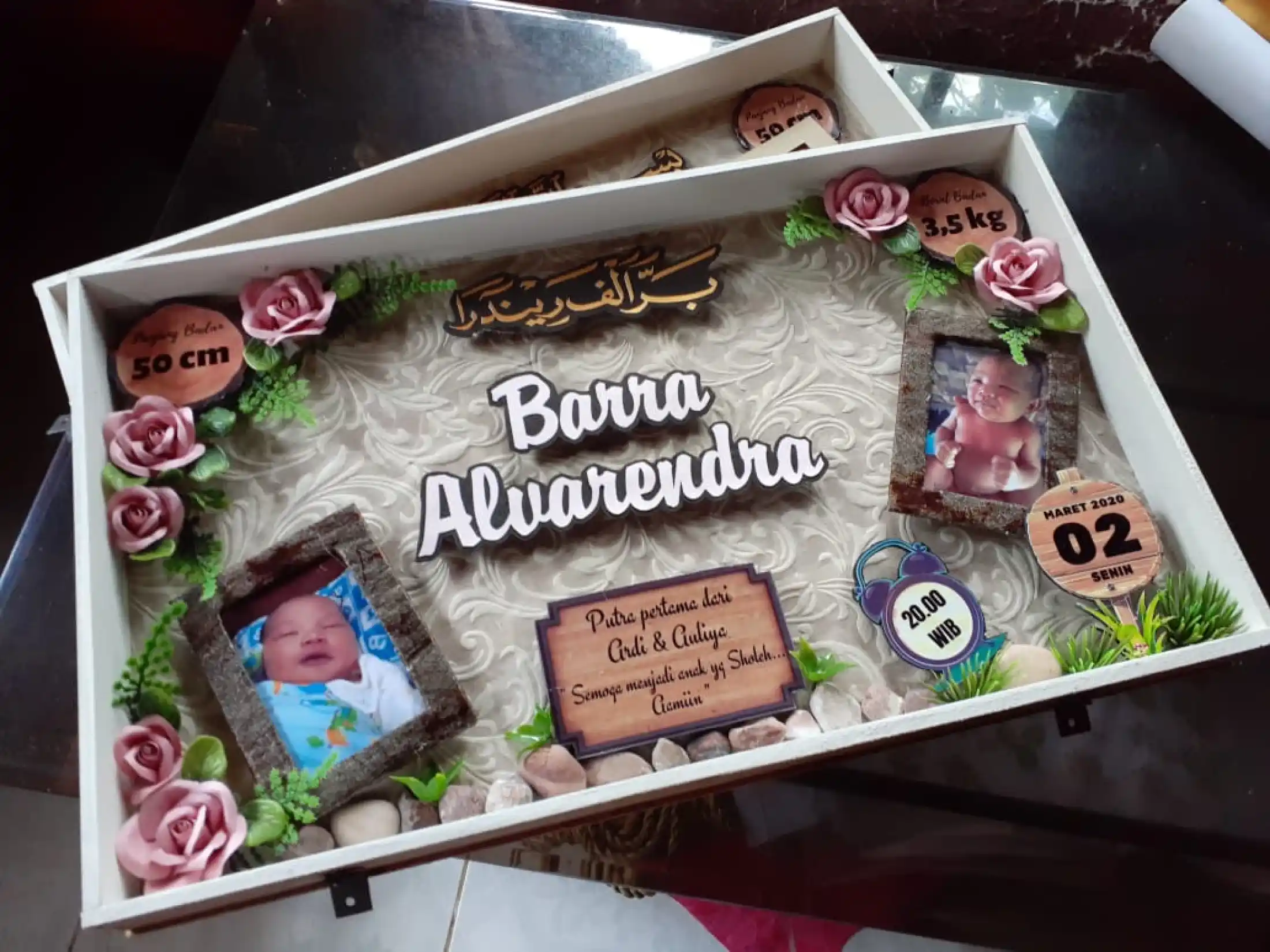 Seni Design Kado Papan Nama Bayi Unik Handmade Ukuran 35x55 40x60 45x65 Mahar Nikah Kado Bayi Kado Ulang Tahun Kado Anak Kado Anniversary Kekasih Atau Keluarga Lazada Indonesia