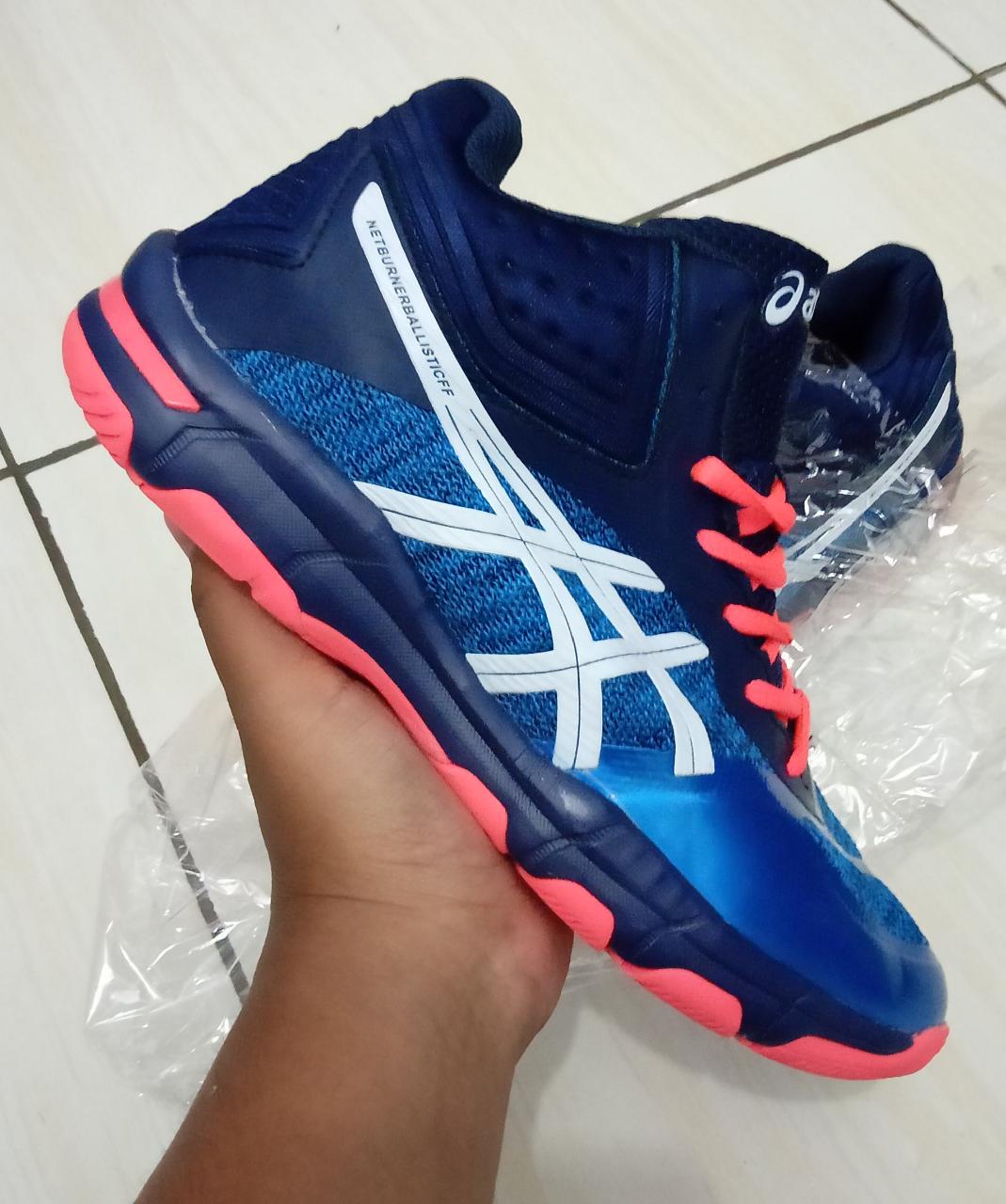 harga asics gel netburner ballistic mt