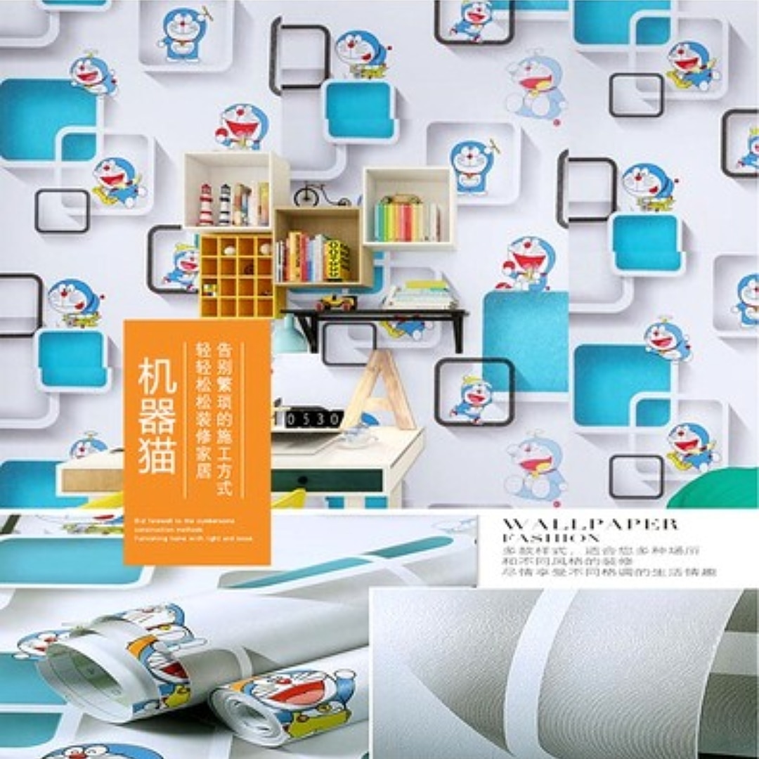 30 Ide Stiker  Dinding  Doraemon  Kamar  Tidur Aneka Stiker  