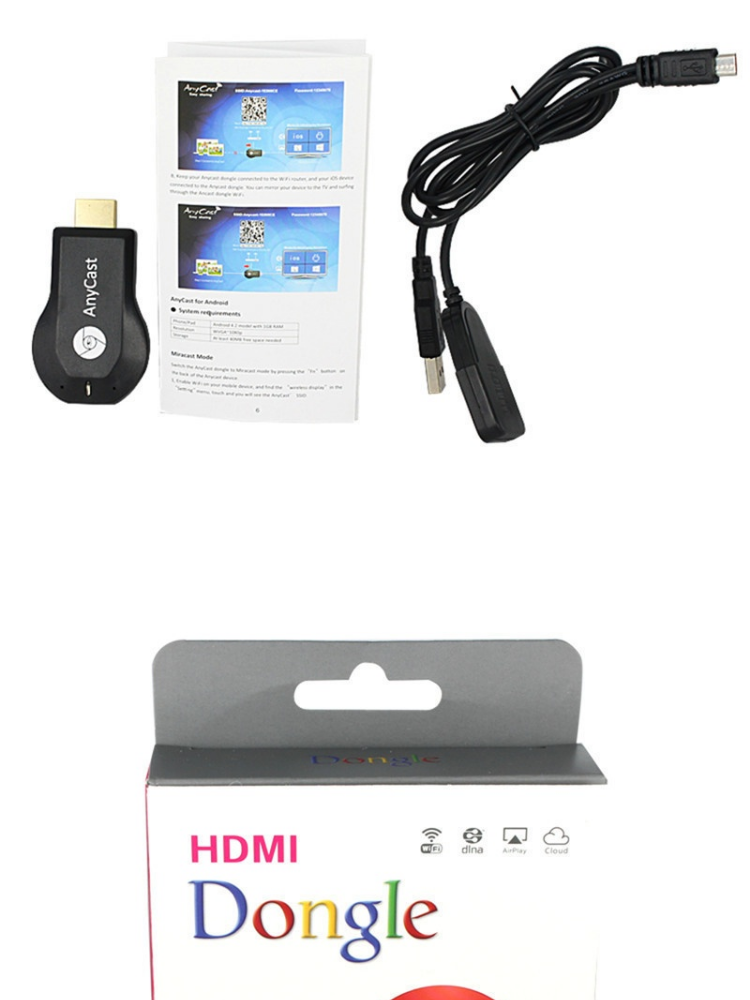 Anycast Dongle Wifi HDMI Display Receiver HDMI Dongle AnyCast