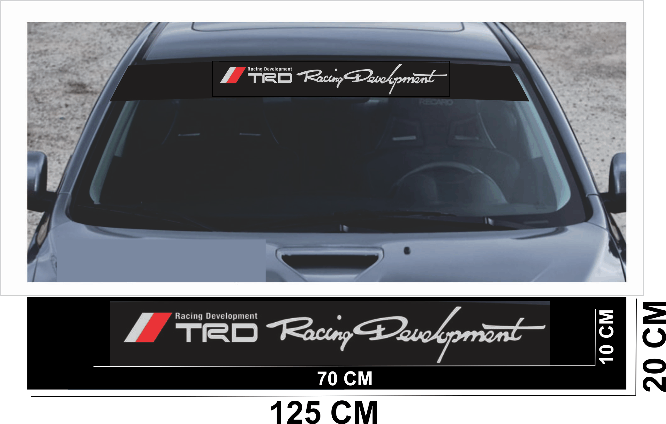 Cutting Sticker Mobil Stiker Tulisan Kaca Trd Lazada Indonesia