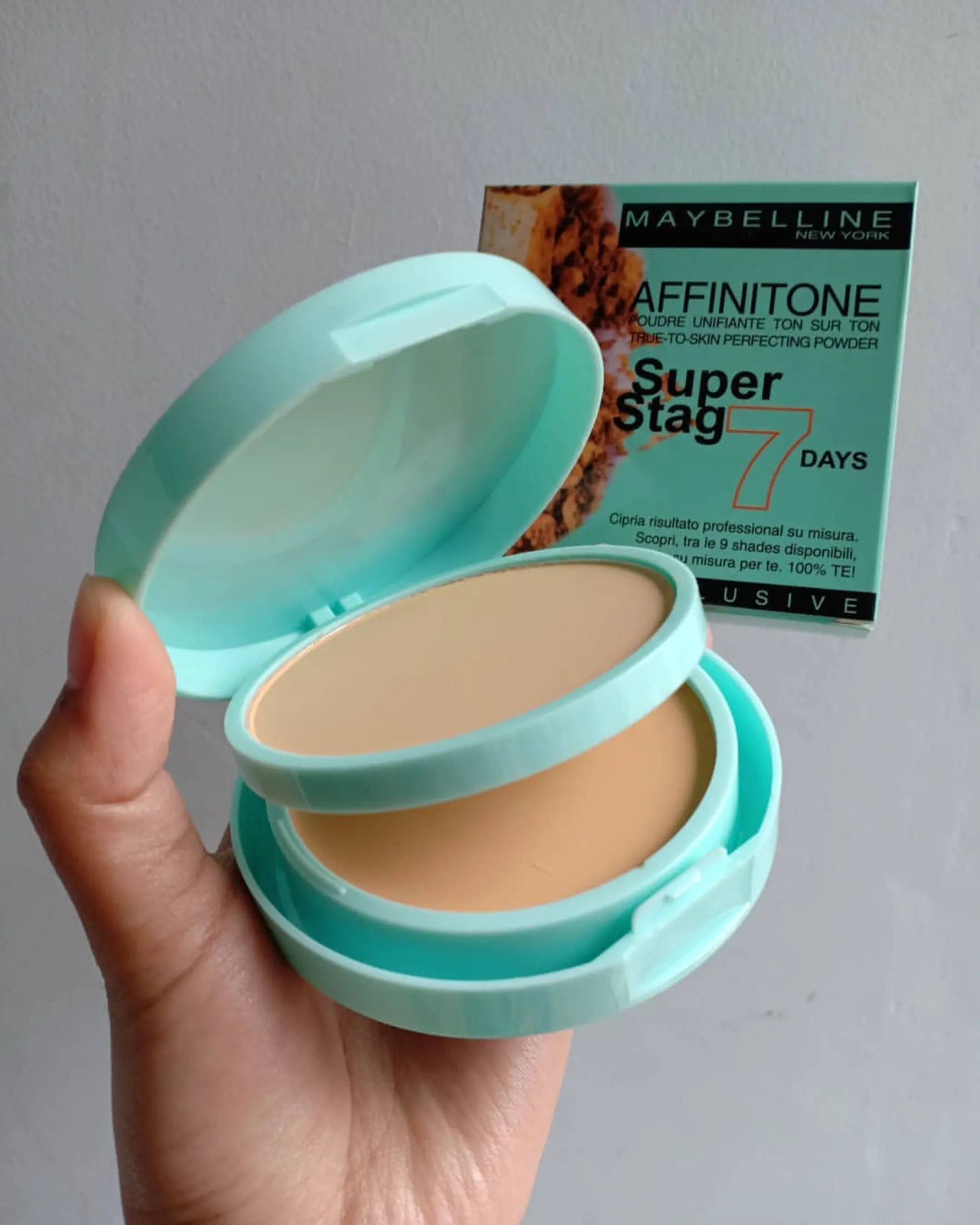 Bedak Maybelline Affinitone 2in1 Super Stag 7 Day Powder Foundation Lazada Indonesia
