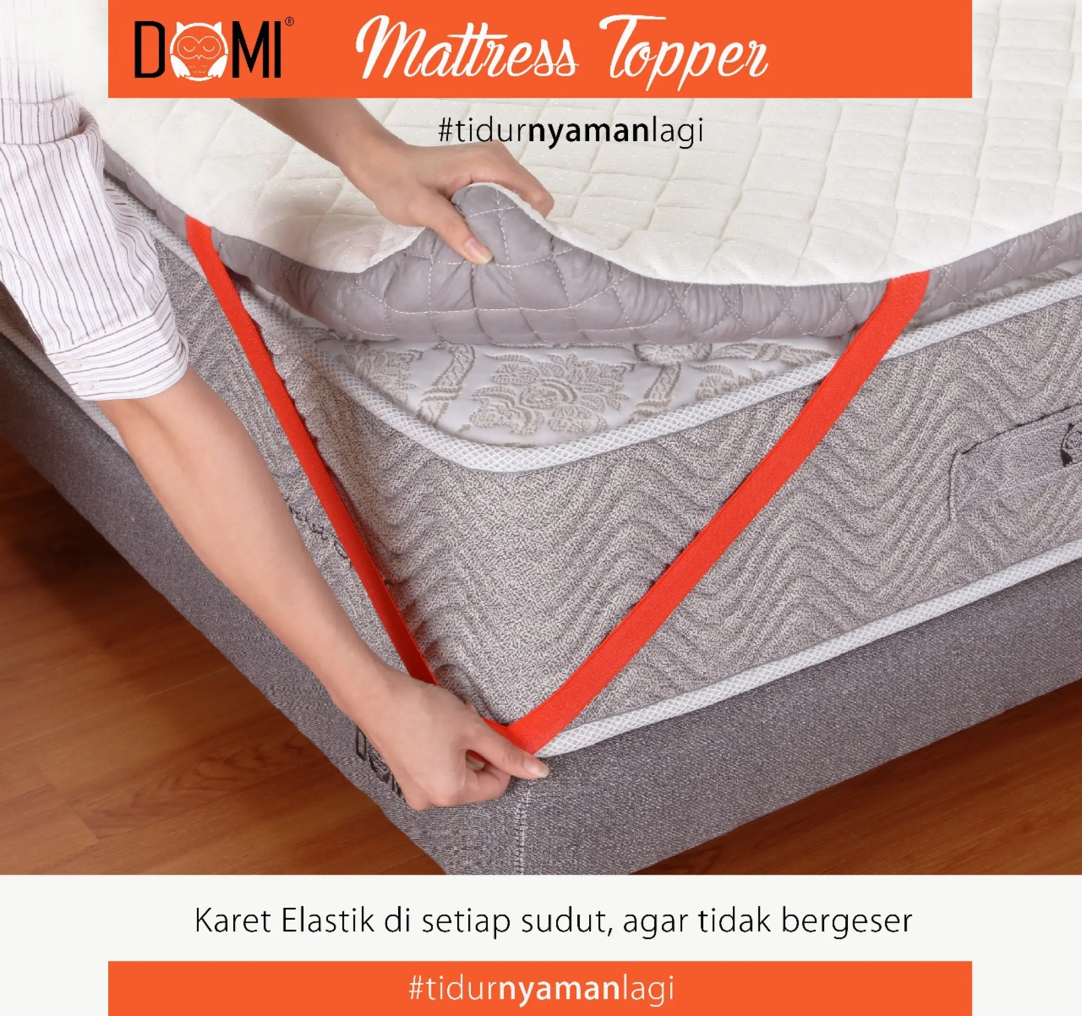Promo Domi Mattress Topper Latex Maxi Tebal 8cm Matras Extra Bantalan Extra Pelapis Tempat Tidur Putih Garansi 5 Tahun Lazada Indonesia
