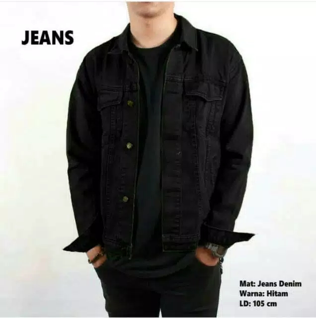 style jaket jeans pria