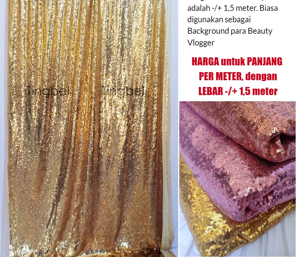 Background Glitter Untuk Vlogger Kain Sequin Sekuin Squin Backdrop Beground Payet Mengkilau Mengkilap Foto Photography Beauty Youtuber Dekorasi Kamar Per Meter Lazada Indonesia