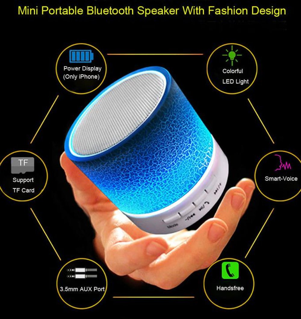 speaker bluetooth s10 led