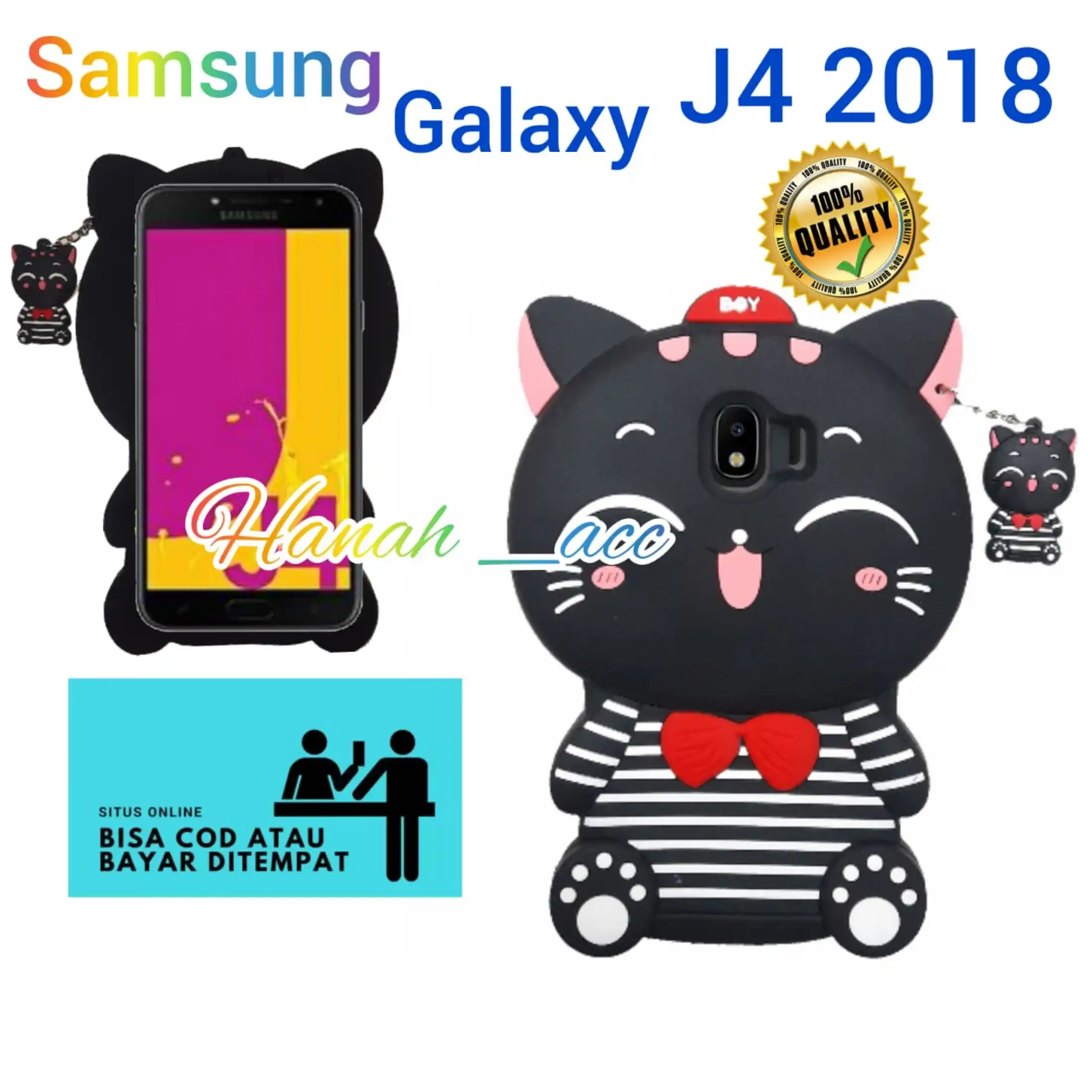 Silicon J4 2018 Kartun Karakter Kucing 4D Softcase Casing For SAMSUNG GALAXY J4 2018 Lazada Indonesia