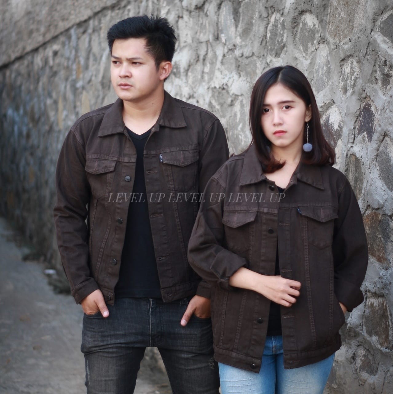 jaket denim couple