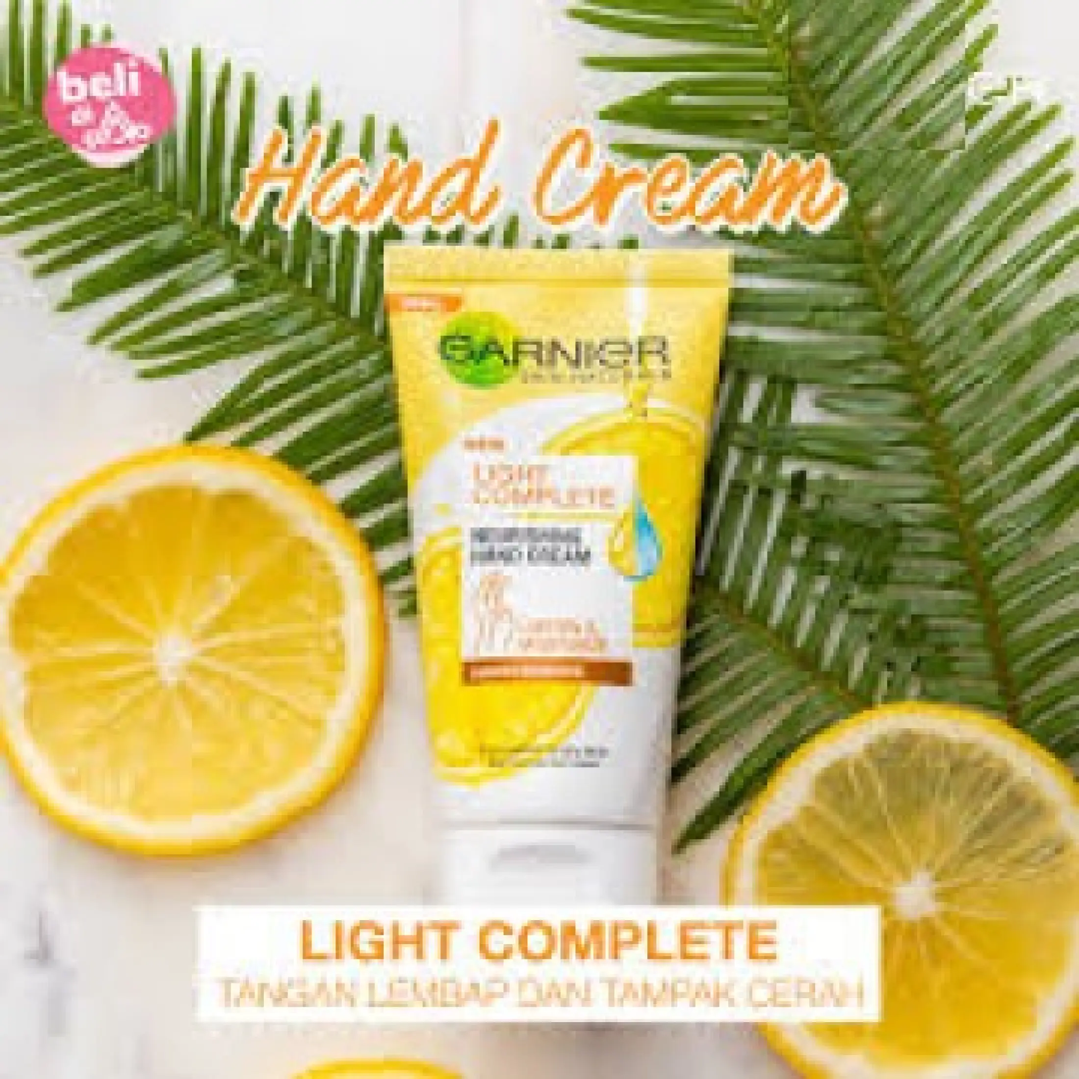 garnier light complete hand cream