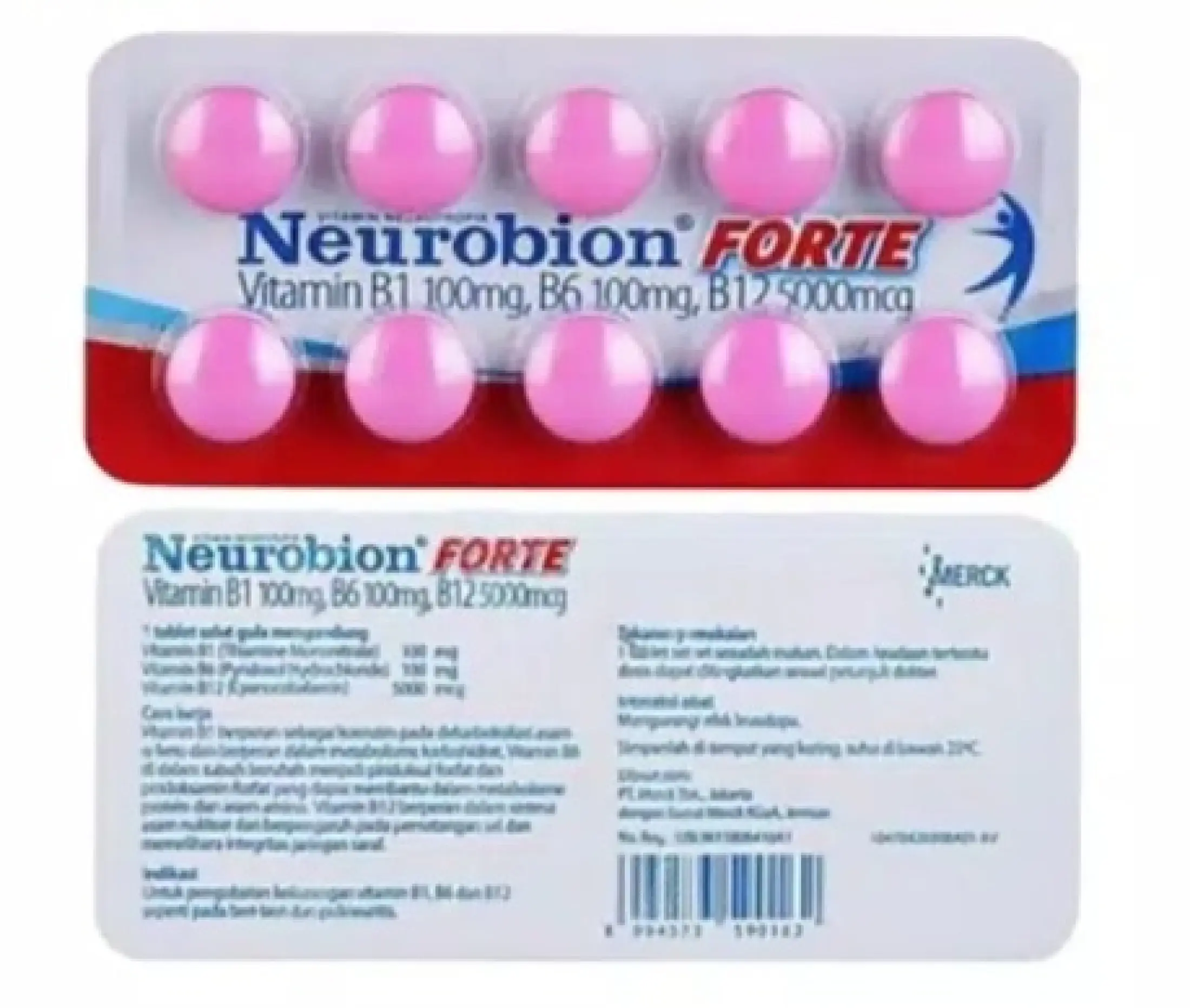 Neurobion Forte 5000 Mg Harga Per Strip 10 Tablet Lazada Indonesia