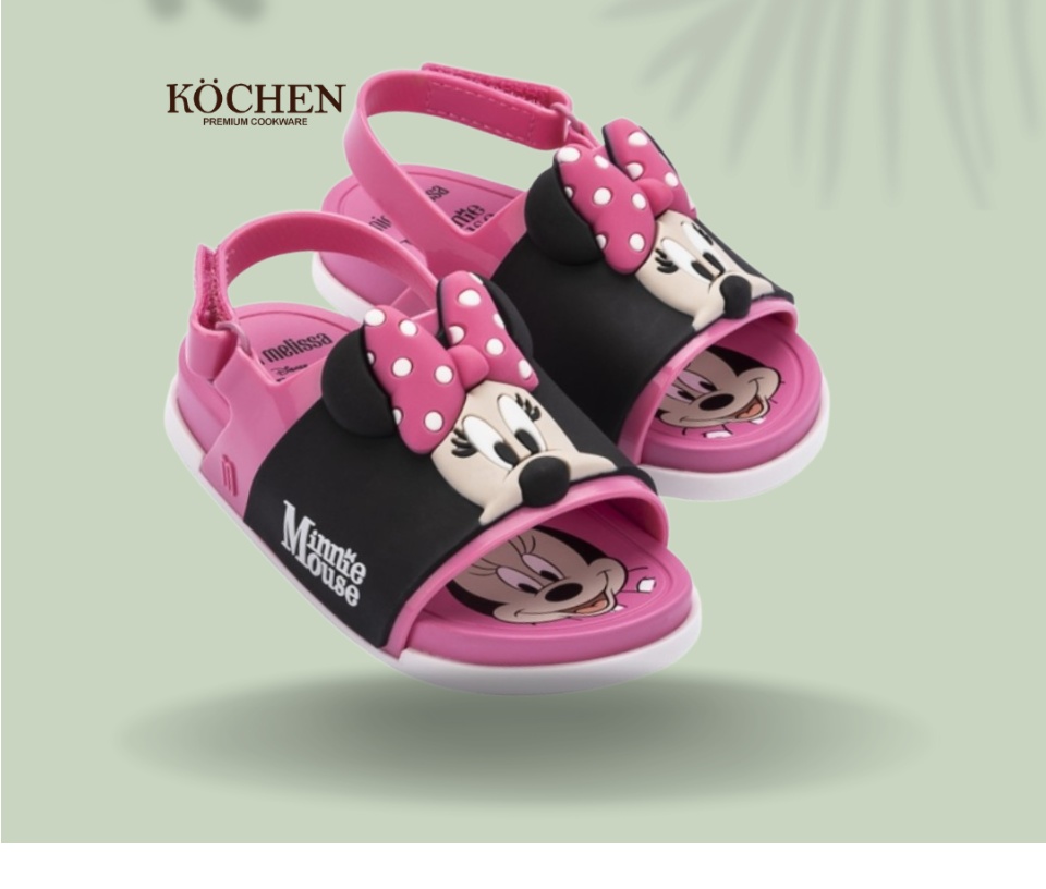 Sepatu Anak Cewek Umur 1-4 Tahun Mini Melissa Beach Slide Sandal