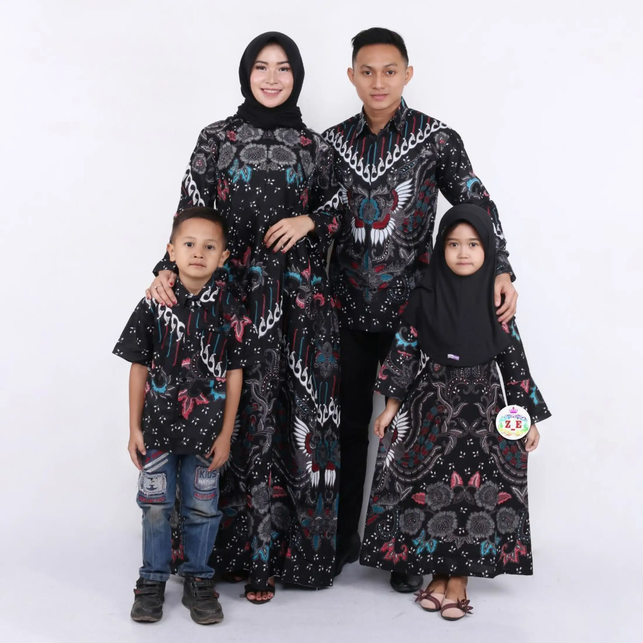 Cod Baju Mama Papa 2021 Couple Keluarga Pasangan Gamis Batik Dan Anak Harga Terpisah Lazada Indonesia