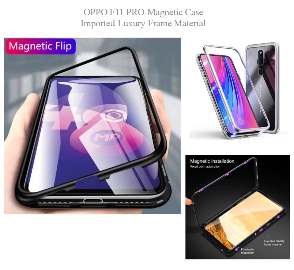 casing hp oppo f11 magnetic