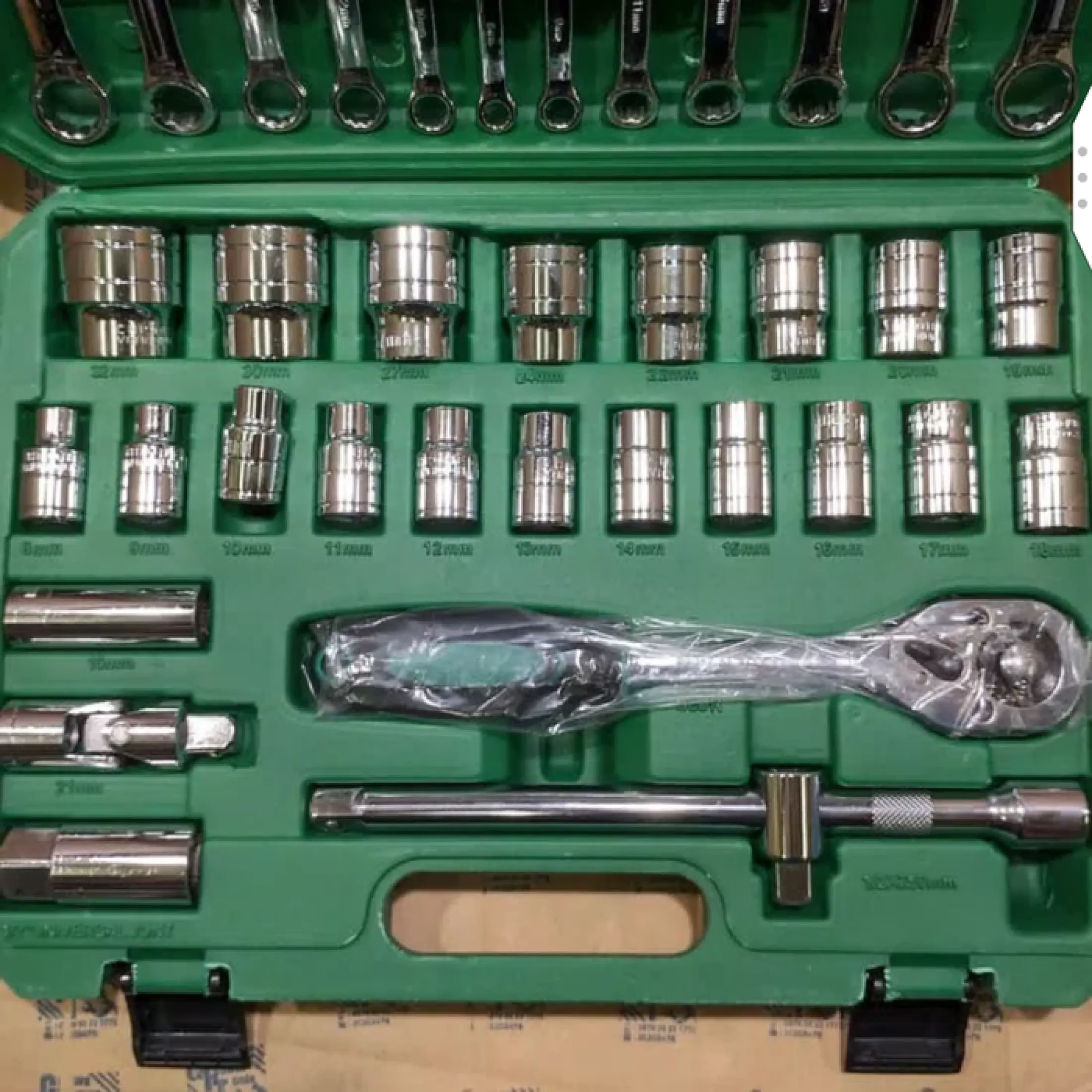 Kunci Sok Shock Soket Kunci Ring Pas Set Toolbox 36pcs Lazada Indonesia