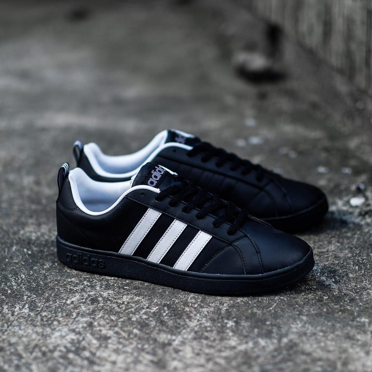 adidas neo black white